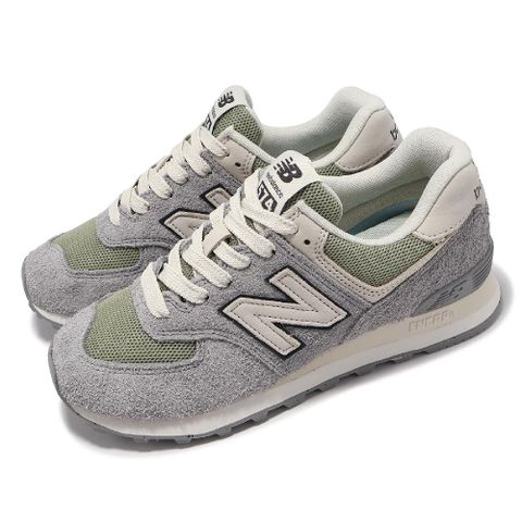 NEW BALANCE 紐巴倫 休閒鞋 574 女鞋 石板灰 橄欖石 Grey Day 麂皮 經典 運動鞋 NB WL574GA2-B