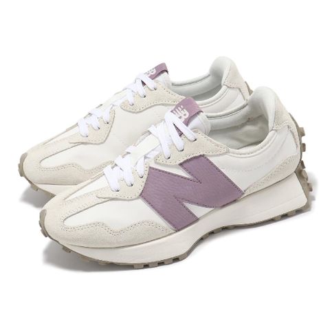 NEW BALANCE 紐巴倫 休閒鞋 327 女鞋 海鹽 白酒 麂皮 復古 NB WS327KH-B