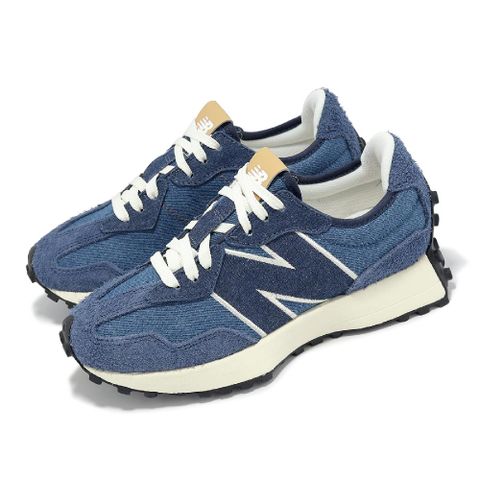 NEW BALANCE New Balance 紐巴倫 休閒鞋 327 女鞋 鷺藍 兔毛灰 復古 單寧 NB WS327JA-B