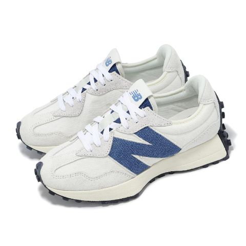 NEW BALANCE New Balance 紐巴倫 休閒鞋 327 女鞋 鏡灰 鷺藍 單寧 拼接 復古 NB WS327JB-B