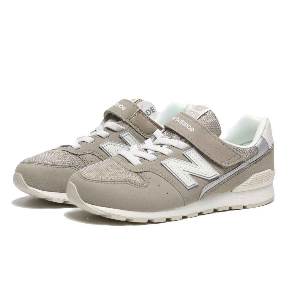 NEW BALANCE 童鞋休閒鞋NB 996 奶茶麂皮黏帶中大童YV996XB3 - PChome