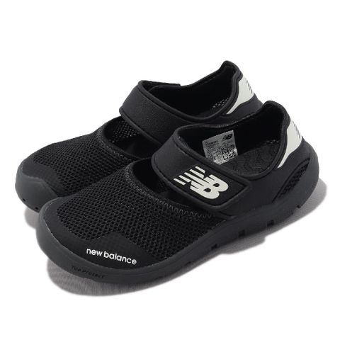 New Balance 童鞋 208 V2 Sandal SB2 寬楦 中童 大童 黑 魔鬼氈 護趾 休閒鞋 NB 紐巴倫 YO208SB2W