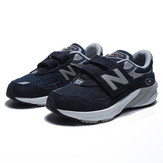 NEW BALANCE  童鞋 休閒鞋 NB 990 深藍 麂皮 中童 PV990NV6