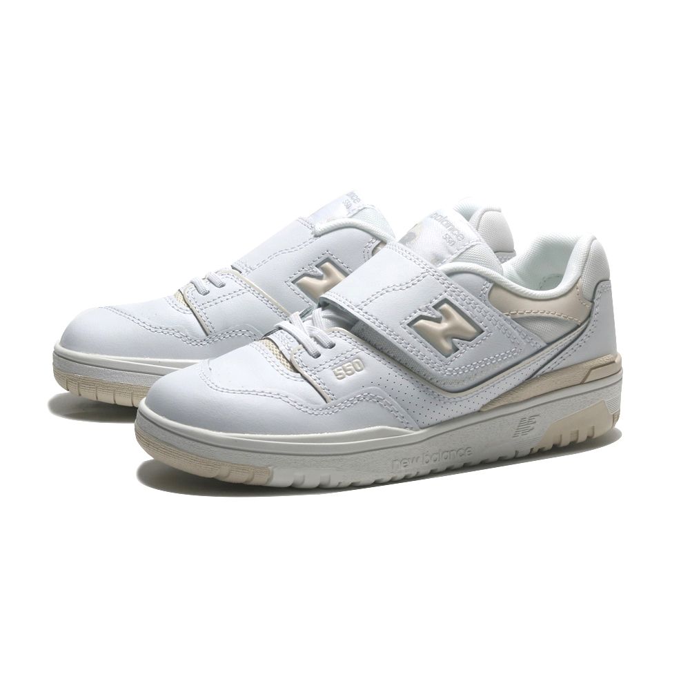 NEW BALANCE  童鞋 NB 550 白 奶油 黏帶 中童 PHB550BK