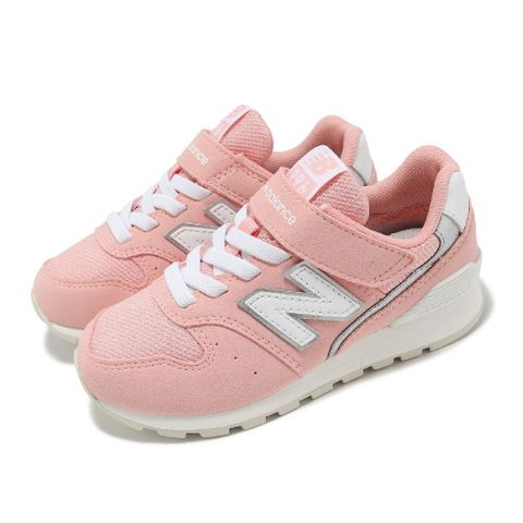 NEW BALANCE 紐巴倫 休閒鞋 996 Wide 中童 寬楦 粉 白 魔鬼氈 網眼 小朋友 運動鞋 NB YV996BB3W