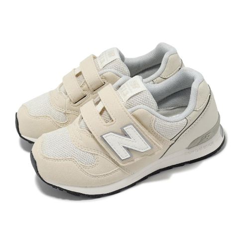 NEW BALANCE 紐巴倫 休閒鞋 313 Wide 中童 米白 寬楦 小朋友 麂皮 網布 魔鬼氈 運動鞋 NB PO313JJ2W