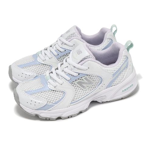 New Balance 紐巴倫 休閒鞋 530 中童 寬楦 白 藍 小朋友 透氣 緩衝 運動鞋 NB PZ530PC-W