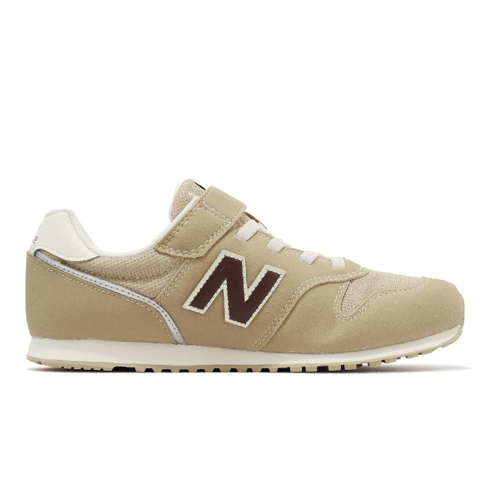 NEW BALANCE  休閒鞋 373 V2 寬楦 卡其 拿鐵 深咖啡 魔鬼氈 中大童 女鞋 小朋友 NB YV373RF2-W