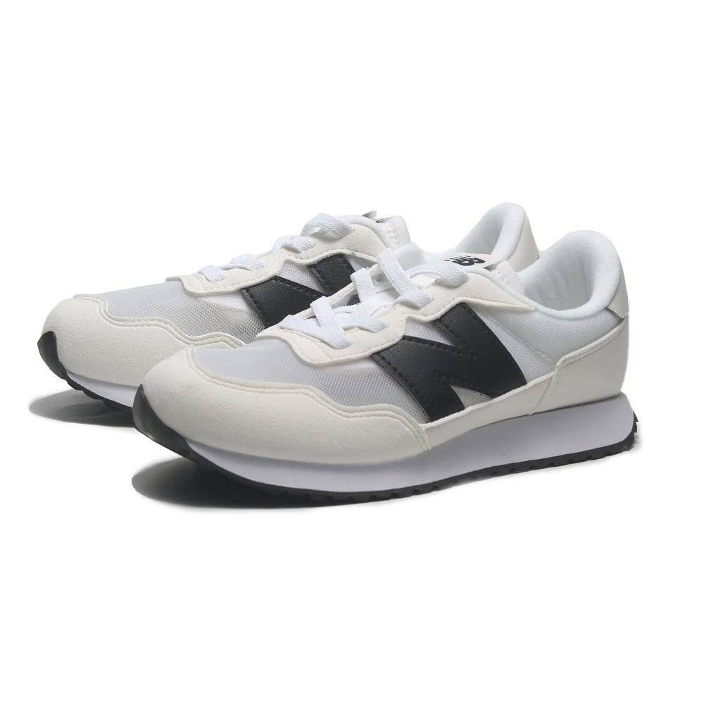 NEW BALANCE  童鞋 NB 237 白黑 透明 透氣 鬆緊帶 中童 PH237DEP