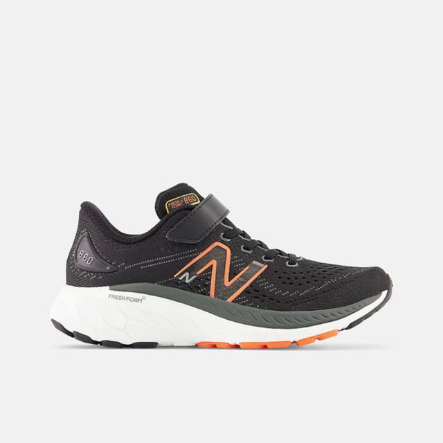 NEW BALANCE  Fresh Foam X 860 v13 [PA860D13] 中童 慢跑鞋 休閒 W寬楦 黑橘