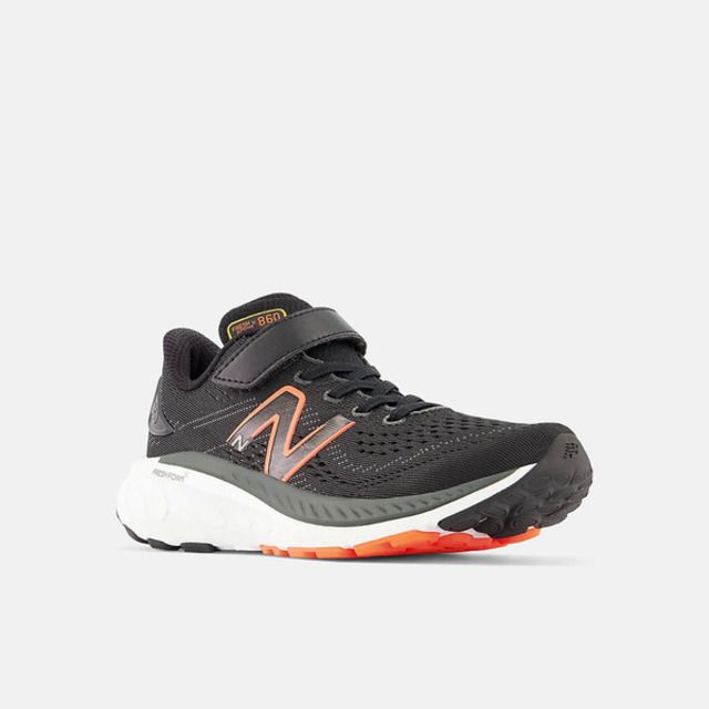 NEW BALANCE  Fresh Foam X 860 v13 [PA860D13] 中童 慢跑鞋 休閒 W寬楦 黑橘