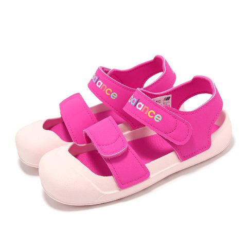 New Balance 紐巴倫 涼鞋 809 Sandal V3 中童 粉 白 魔鬼氈 小朋友 護趾 涼拖鞋 NB SYA809A3-M