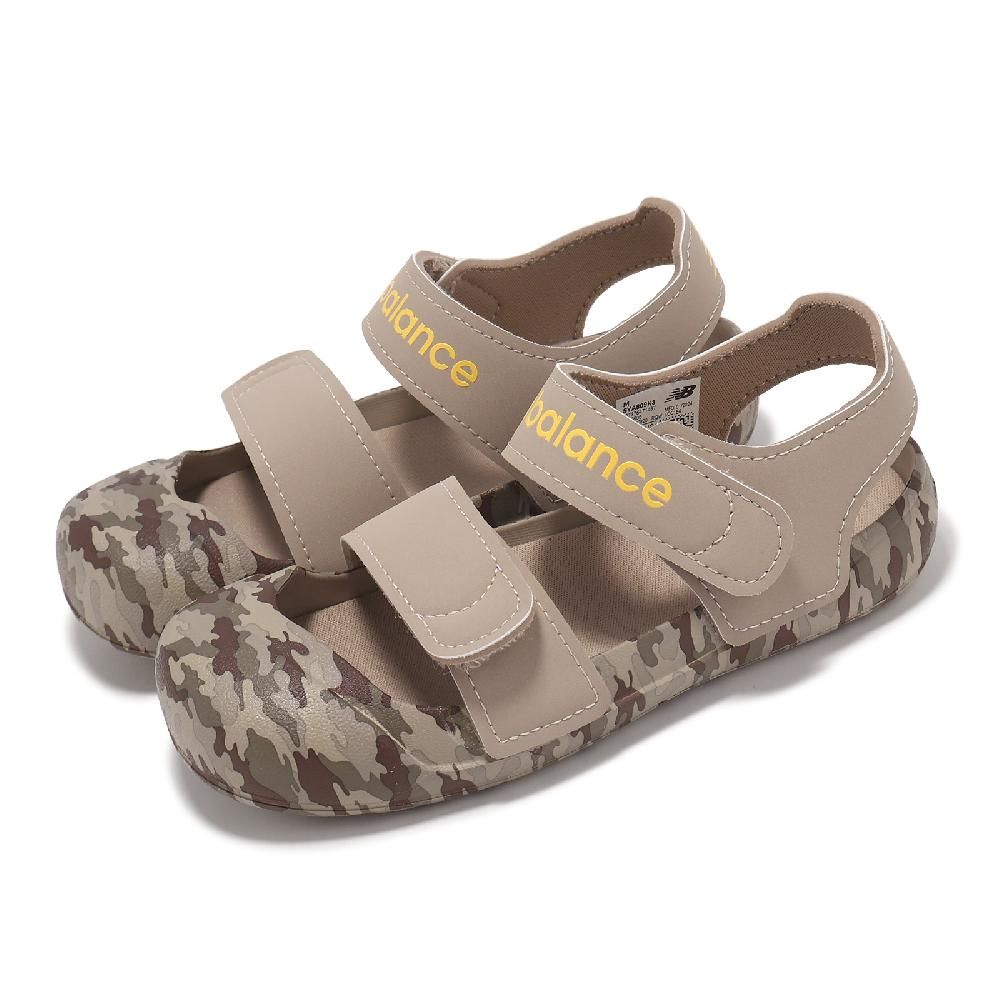 New Balance 紐巴倫 紐巴倫 涼鞋 809 Sandal V3 中童 棕 迷彩 魔鬼氈 小朋友 護趾 涼拖鞋 NB SYA809K3-M