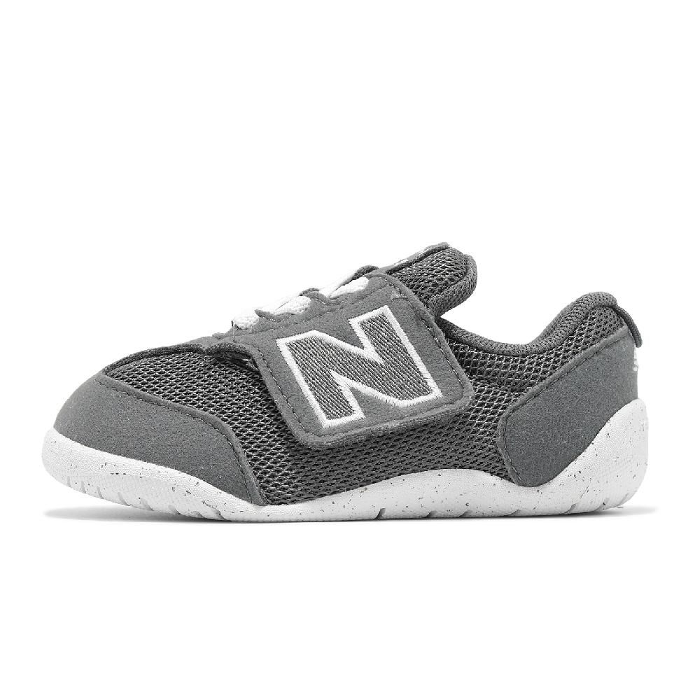 NEW BALANCE  紐巴倫 休閒鞋 New-B First 小童 寬楦 灰白 小朋友 嬰兒鞋 學步鞋 魔鬼氈 NB NW1STGR-W