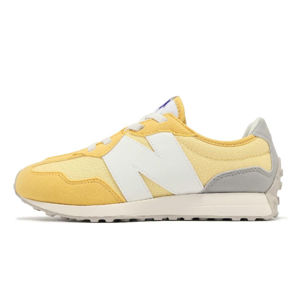 NEW BALANCE 紐巴倫 休閒鞋 327 中童 寬楦 沙丘 雨雲灰 麂皮 尼龍 小朋友 運動鞋 NB PH327CL-W