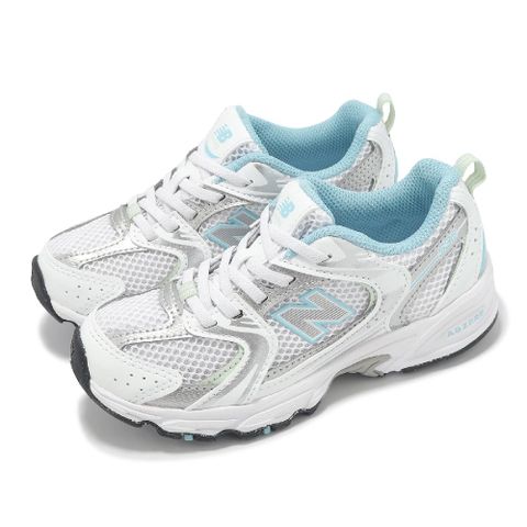 NEW BALANCE New Balance 紐巴倫 童鞋 530 寬楦 白 鉻藍 中童 小朋友 休閒鞋 運動鞋 復古 NB PZ530GB-W