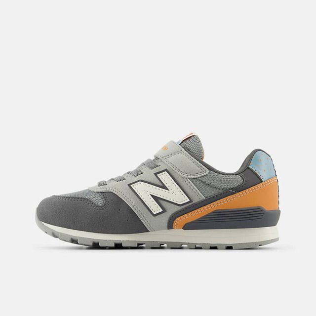 NEW BALANCE New Balance YV996PB3 中大童 休閒鞋 經典 復古 W寬楦 NB 996 魔鬼氈 舒適 灰藍橘