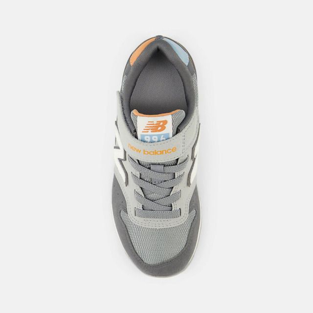 NEW BALANCE New Balance YV996PB3 中大童 休閒鞋 經典 復古 W寬楦 NB 996 魔鬼氈 舒適 灰藍橘