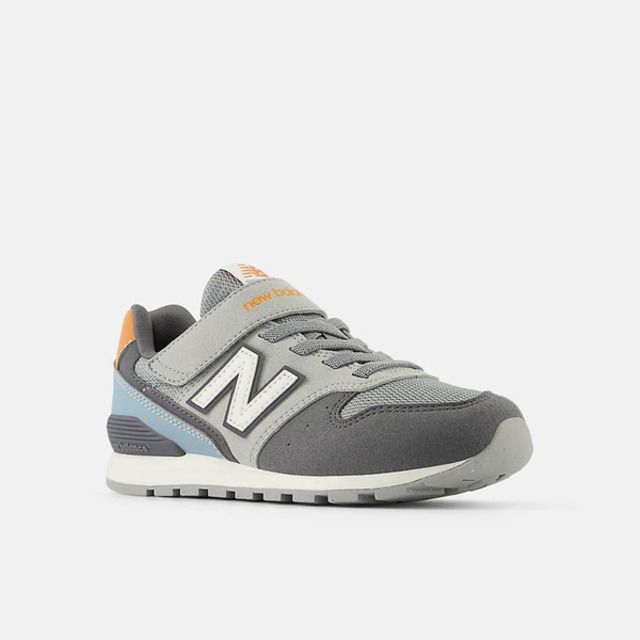 NEW BALANCE New Balance YV996PB3 中大童 休閒鞋 經典 復古 W寬楦 NB 996 魔鬼氈 舒適 灰藍橘