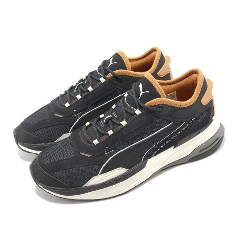 Puma 慢跑鞋 Extent Nitro Heritage 男鞋 黑 白 支撐 路跑 運動鞋 支撐 緩震 38555601