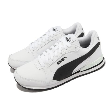 PUMA 休閒鞋 ST Runner V3 L 男鞋 女鞋 白 黑 復古 皮革 運動鞋 38485509