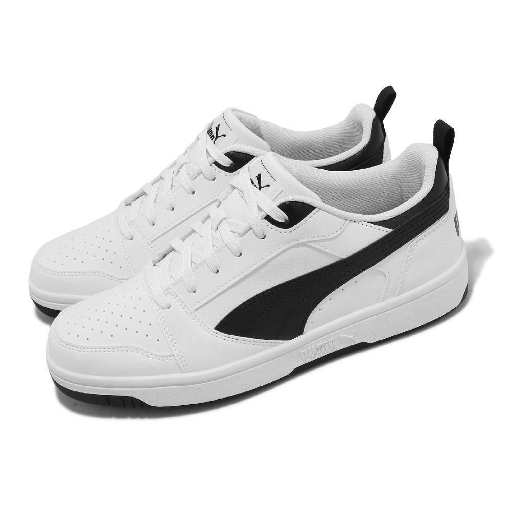 PUMA  彪馬 休閒鞋 Rebound V6 Low 男鞋 女鞋 白 黑 小白鞋 復古 情侶鞋 39232802