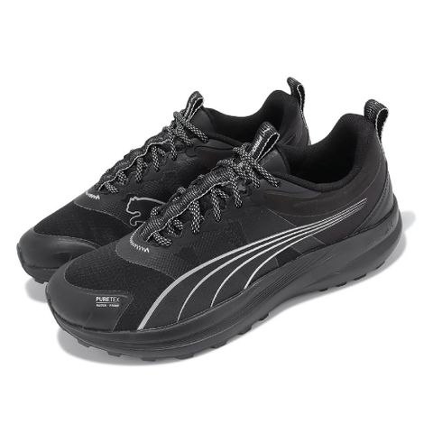 Puma 彪馬 越野跑鞋 Redeem Pro Trail PTX 男鞋 黑 銀 緩衝 輕量 防潑水 健走 運動鞋 37877101