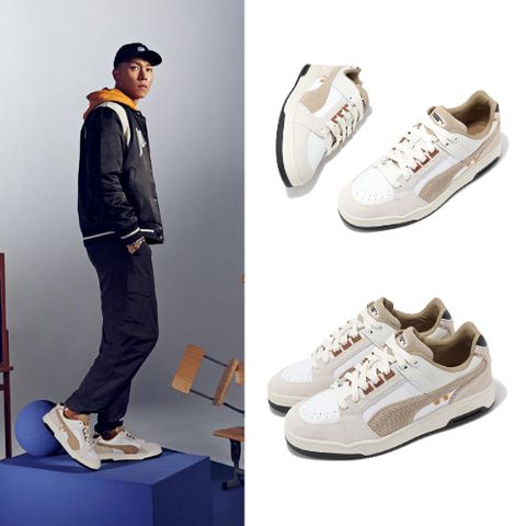 PUMA 彪馬 彪馬 休閒鞋 Slipstream Lo For The Fanbase 男鞋 米白 棕 E.SO 瘦子 39574301
