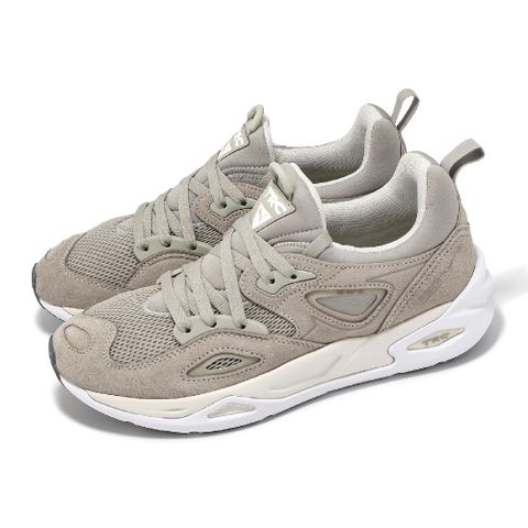 PUMA 彪馬 休閒鞋 TRC Blaze Tonal 男鞋 綠 米白 網布 麂皮 拼接 襪套式 避震  38861603