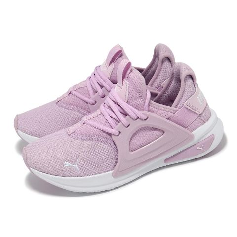 PUMA 彪馬 慢跑鞋 Softride Enzo Evo Better Rmx 男女鞋 紫 白 緩衝 厚底 運動鞋 37829114