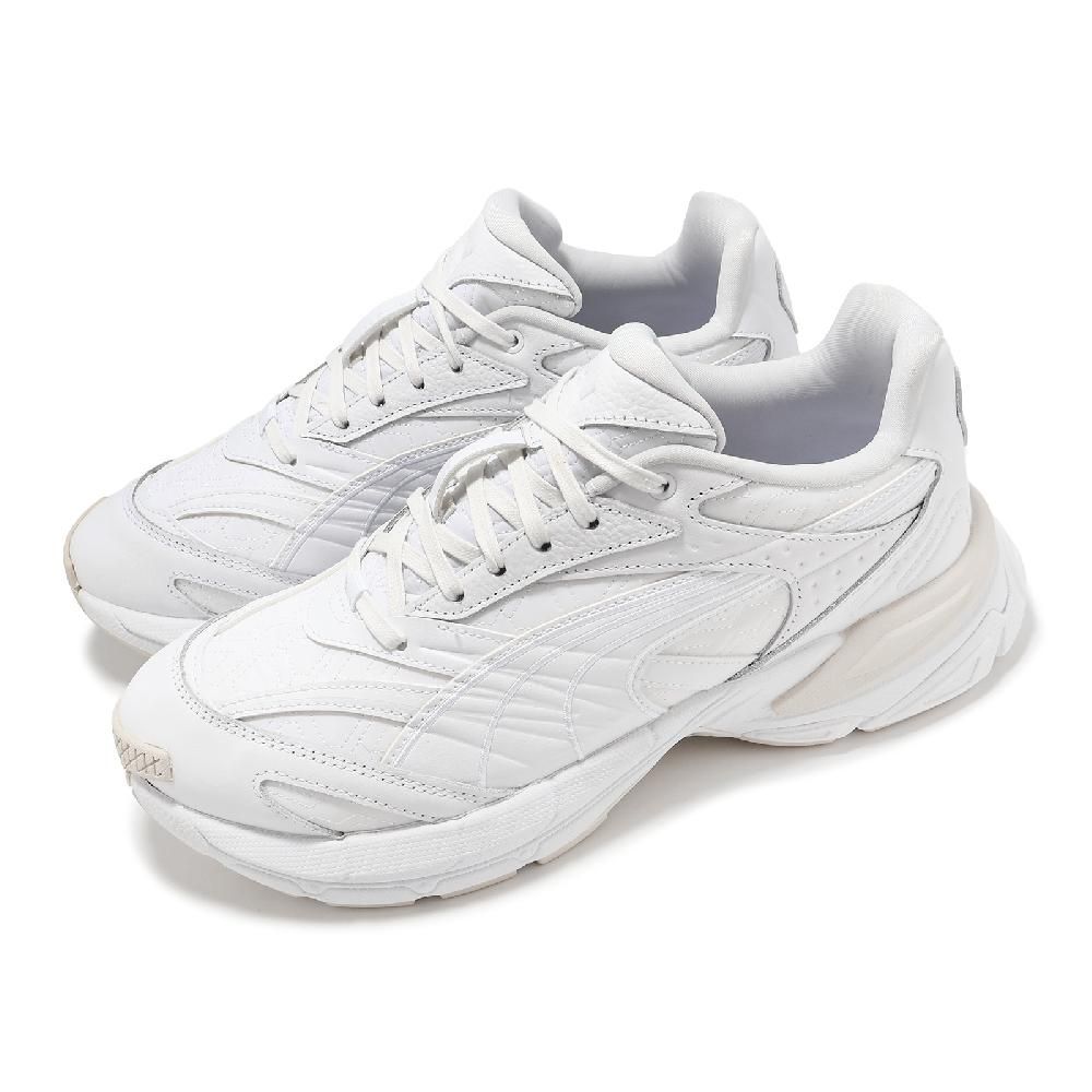 PUMA  彪馬 休閒鞋 Velophasis Luxe Sport II 男鞋 女鞋 白 象牙白 皮革 拼接 運動鞋 39252201