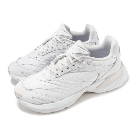 Puma 彪馬 休閒鞋 Velophasis Luxe Sport II 男鞋 女鞋 白 象牙白 皮革 拼接 運動鞋 39252201