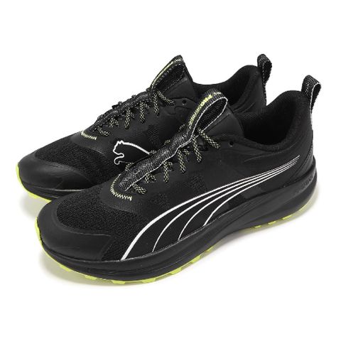 PUMA 彪馬 越野跑鞋 Redeem Pro Trail 男鞋 黑 黃 緩衝 抓地 越野 運動鞋 37877008