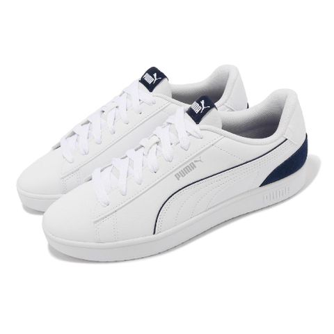 Puma 彪馬 休閒鞋 Rickie Classic Plus 男鞋 白 藍 皮革 低筒 小白鞋 經典 39601301