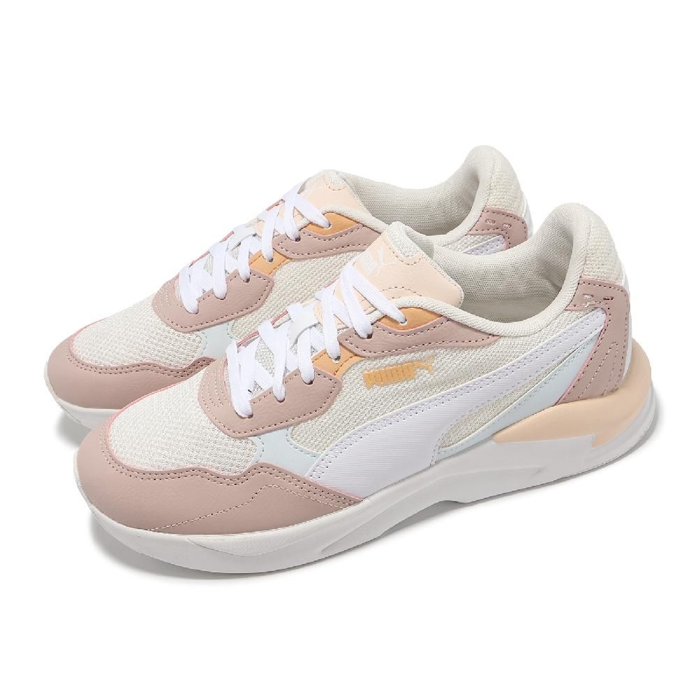 PUMA 彪馬  彪馬 休閒鞋 X-Ray Speed Lite 男鞋 女鞋 白 粉 拼接 透氣 緩衝 運動鞋 38463945