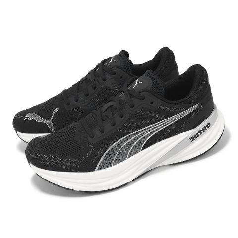 Puma 彪馬 慢跑鞋 Magnify Nitro 2 男鞋 黑 白 氮氣中底 緩衝 回彈 訓練 運動鞋 37690901