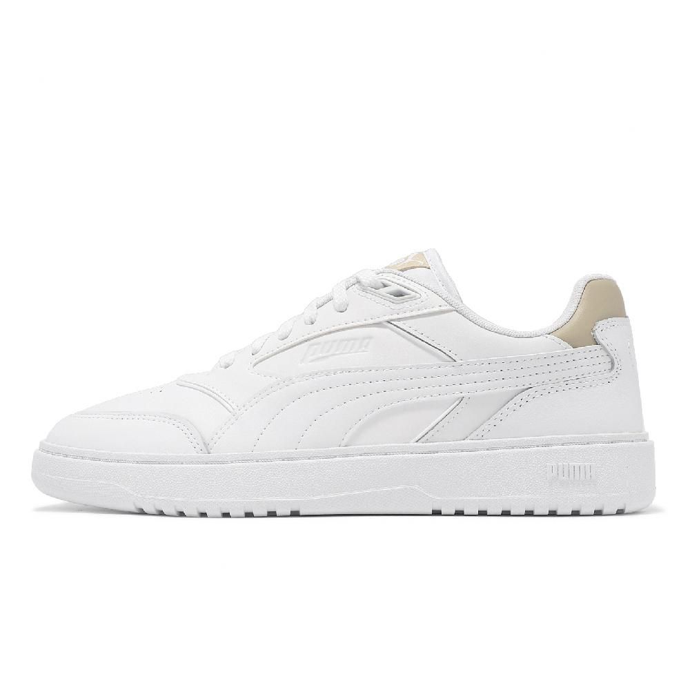 PUMA 彪馬  彪馬 休閒鞋 Doublecourt 男鞋 女鞋 白 奶茶 皮革 緩衝 低筒 情侶鞋 39328416