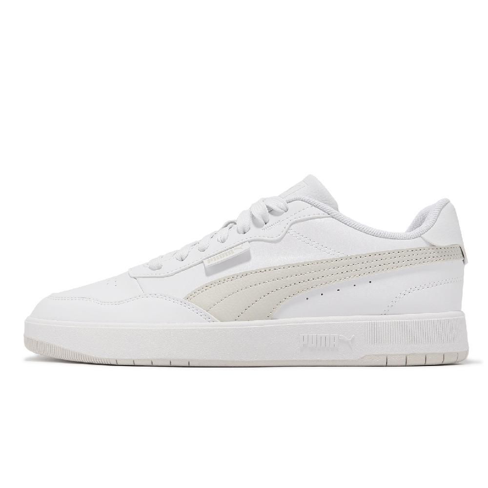 PUMA 彪馬  彪馬 休閒鞋 Court Ultra Lite 男鞋 女鞋 白 米灰 皮革 小白鞋 情侶鞋 38937110