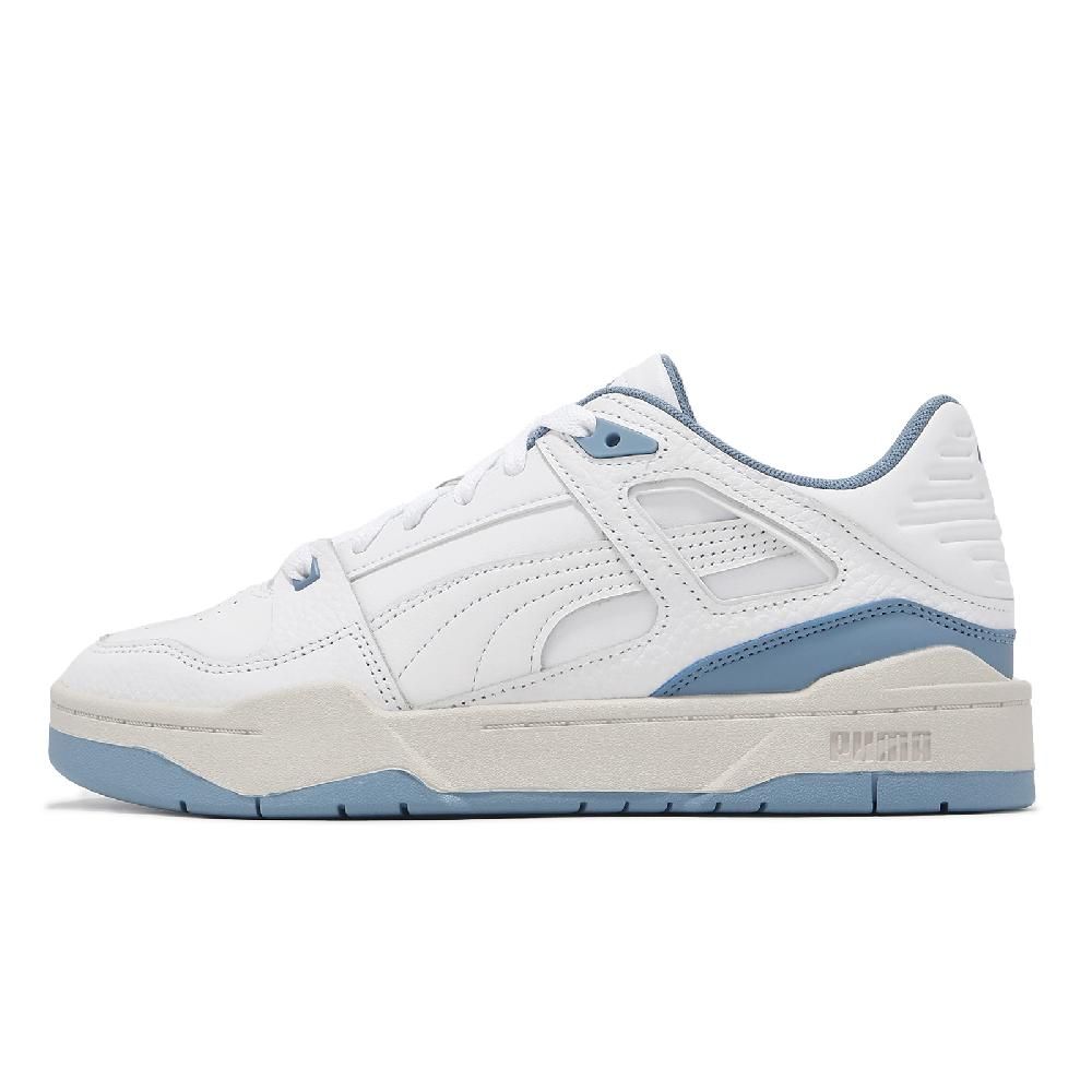 PUMA 彪馬  彪馬 休閒鞋 Slipstream Lth 男鞋 白 藍 皮革 復古 奶油底 38754429