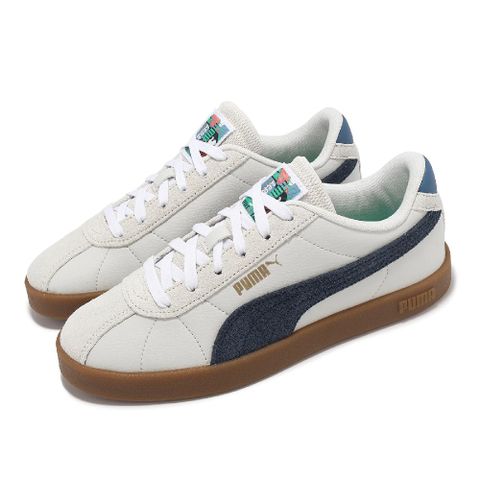 PUMA 彪馬 彪馬 休閒鞋 Club II Year Of Sport 男鞋 女鞋 米白 藍 麂皮 膠底 情侶鞋 39744602