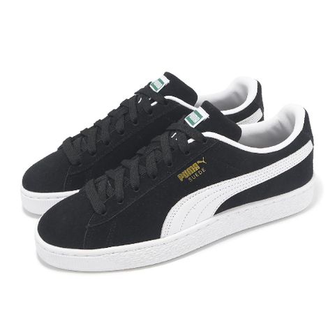Puma 彪馬 休閒鞋 Suede Classic 男鞋 女鞋 黑 白 麂皮 經典 情侶鞋 39978101