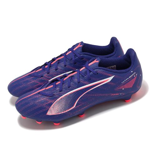 PUMA 彪馬 足球鞋 Ultra 5 Play FG/AG 男鞋 紫 橘 抓地 人工短草皮 運動鞋 10768901