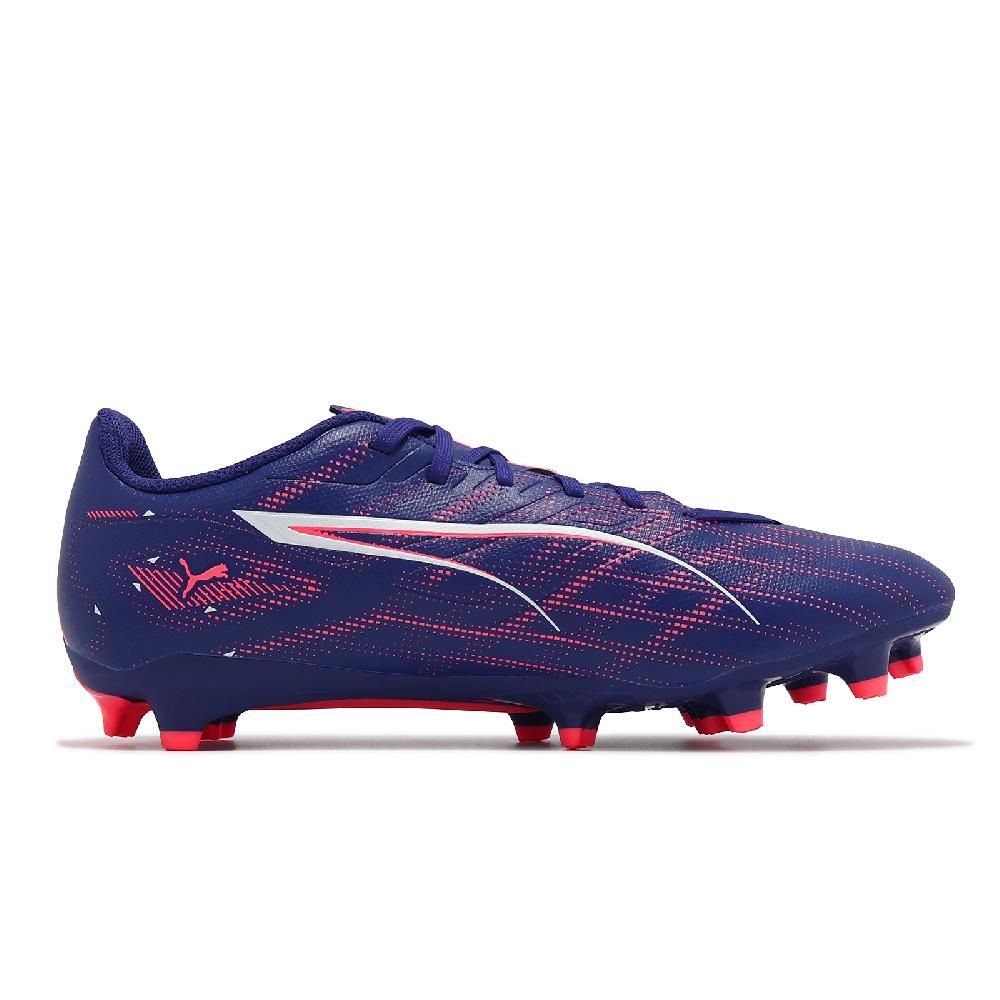 PUMA  彪馬 足球鞋 Ultra 5 Play FG/AG 男鞋 紫 橘 抓地 人工短草皮 運動鞋 10768901