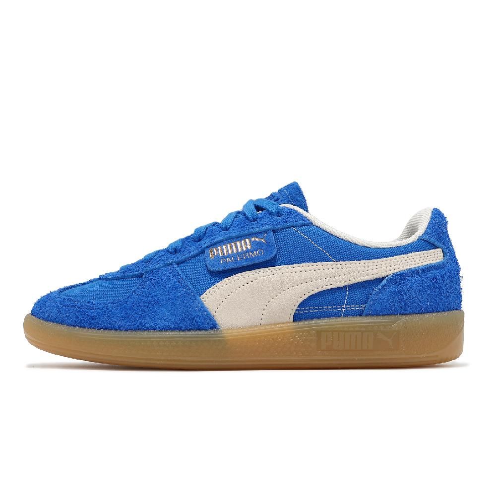 PUMA  彪馬 德訓鞋 Palermo Vintage 男鞋 女鞋 藍 米白 麂皮 復古 休閒鞋 ROSE著用款 39684101