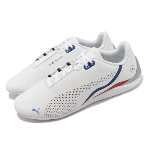 PUMA Puma 彪馬 賽車鞋 BMW MMS Drift Cat Decima 男鞋 白 藍 紅 皮革 平底 休閒鞋 30730402