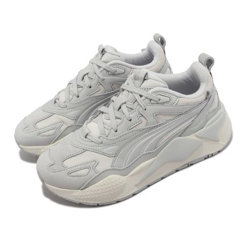 PUMA 彪馬 休閒鞋 RS-X Efekt Selflove Wns 女鞋 灰 白 厚底 增高 麂皮 復古 39312702