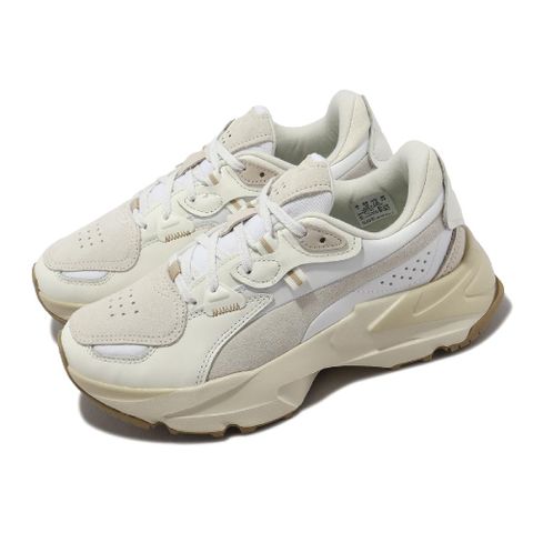 PUMA 彪馬 休閒鞋 Orkid Selflove Wns 女鞋 米白 厚底 增高 老爹鞋 麂皮 復古 39321101