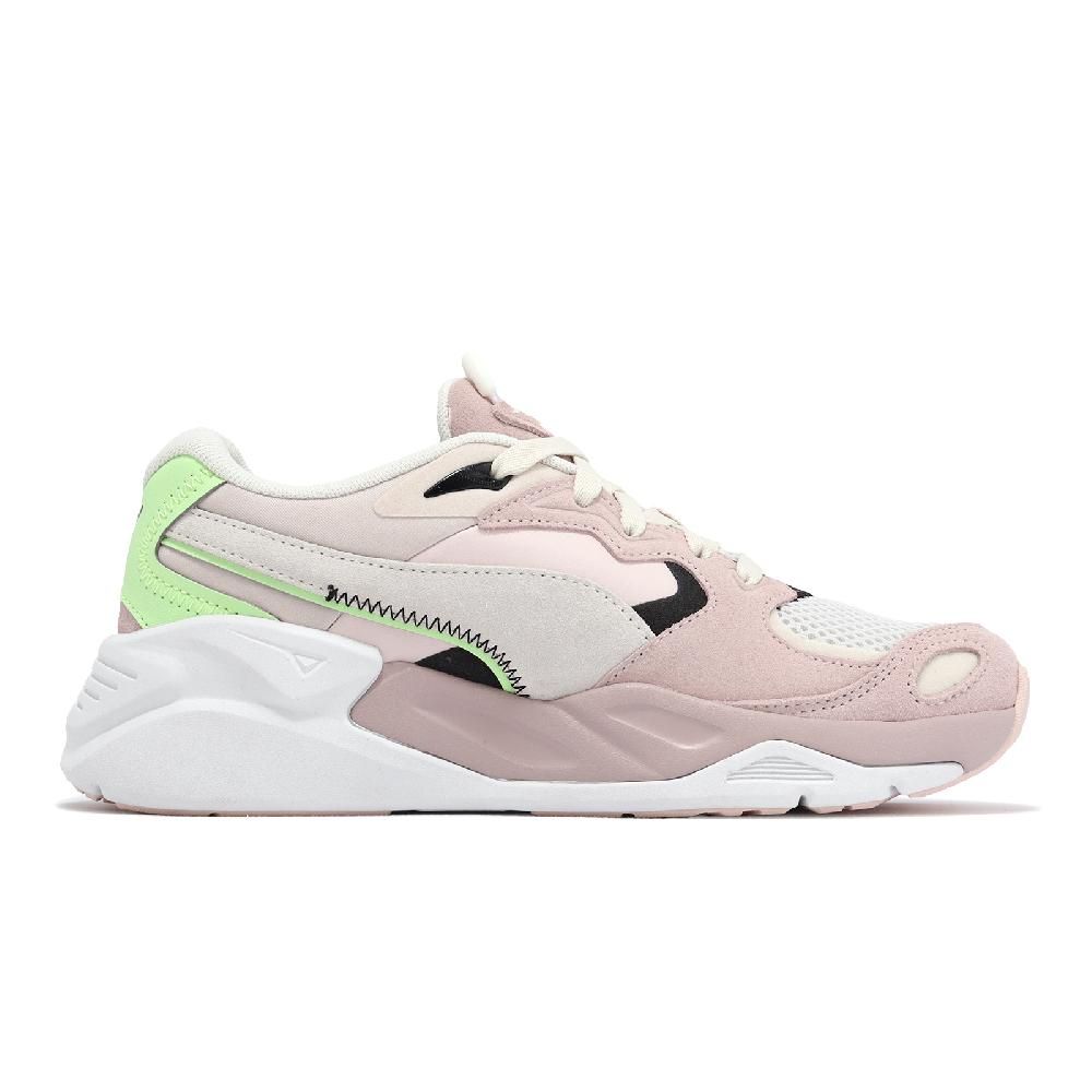 PUMA  彪馬 休閒鞋 TRC Mira Supersoft Wns 女鞋 粉紅 綠 麂皮 復古 微厚底 38675101