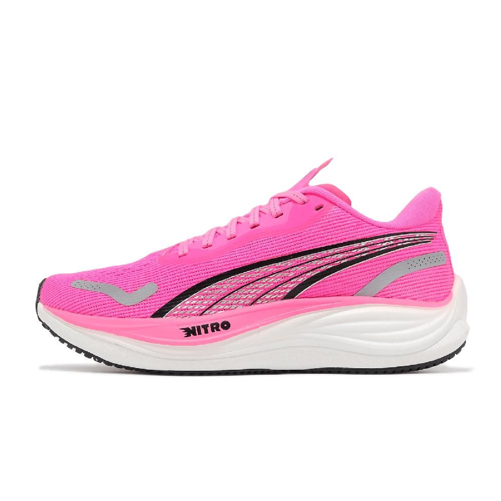 PUMA 彪馬  彪馬 慢跑鞋 Velocity Nitro 3 Wn 女鞋 粉紅 黑 氮氣中底 緩衝 路跑 運動鞋 37774903