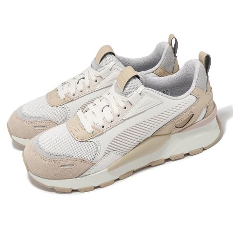 PUMA 彪馬 休閒鞋 RS 3.0 Soft Wns 女鞋 米白 厚底 低筒 皮革 拼接 運動鞋 39314102